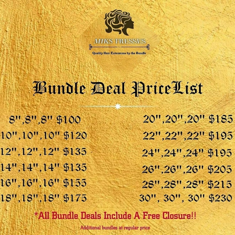 Virgin Unprocessed Hair Extensions by the Bundle